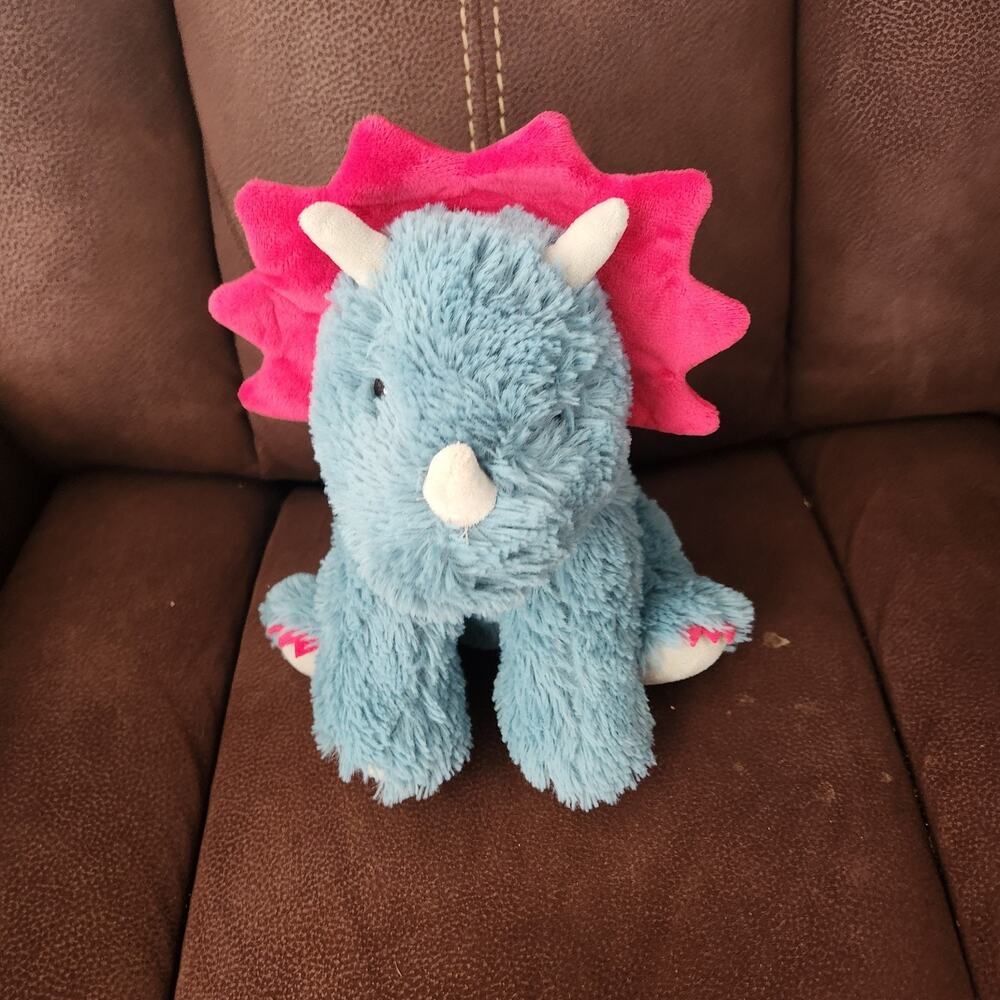 Warmies Triceratops Microwaveable Stuffed Animal Sensory Lavender Cooling Warm